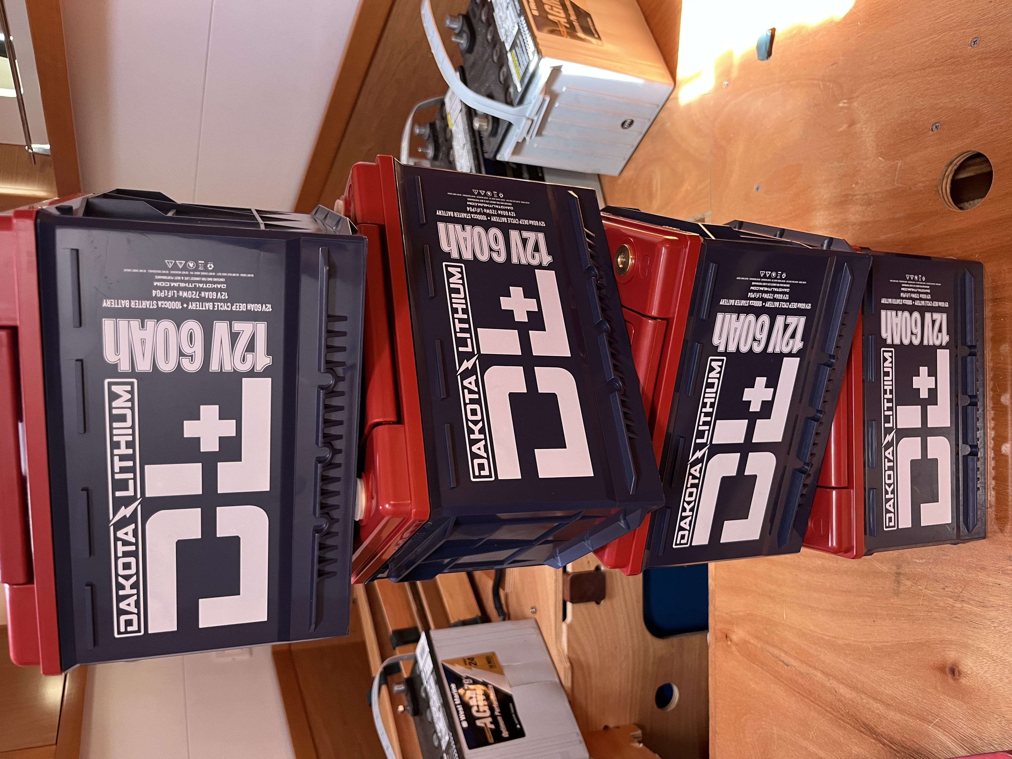 Electrical work on a boat